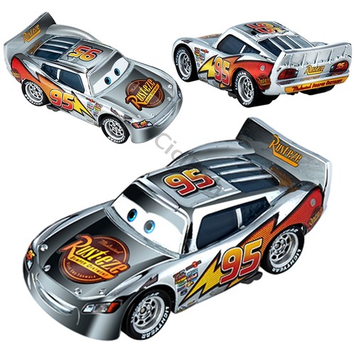 Silver lightning mcqueen - lightning,